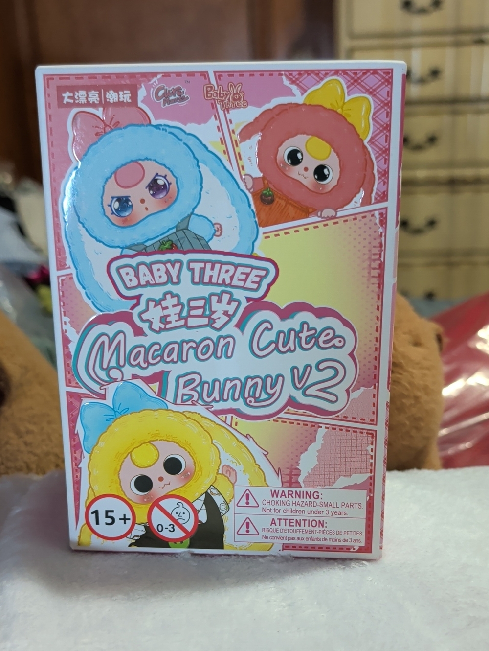 [UNOPENED NEW IN BOX] Baby Three Macaron Cute Bunny V2 blind box